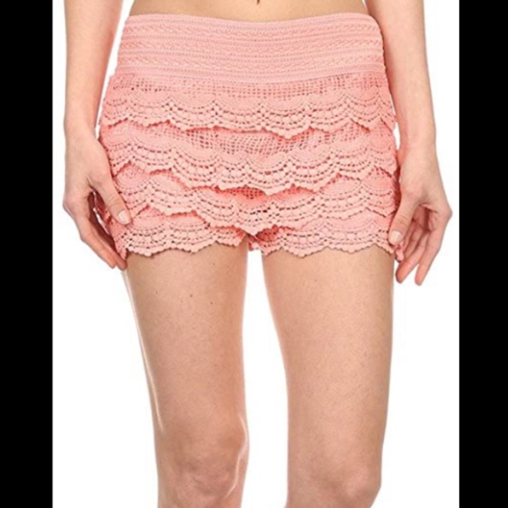 NOBO Lace Shorts Elastic Waist Large size Shorts